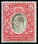 Stamp of Nyasaland COLLECTIONS: 1891-1964, Mint collection incl. 1895