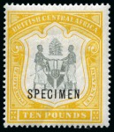 Stamp of Nyasaland COLLECTIONS: 1891-1964, Mint collection incl. 1895