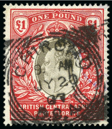 Stamp of Nyasaland COLLECTIONS: 1891-1964, Used collection written up