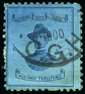 Stamp of South Africa » Mafeking COLLECTIONS: 1900 Used selection incl. COGH 1d on 