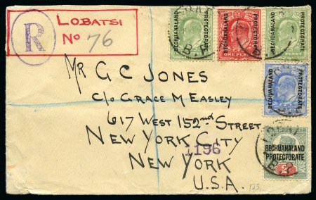 Stamp of Bechuanaland » British Bechuanaland COLLECTIONS: 1885-66, Group of 26 covers/cards, in