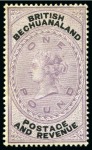 Stamp of Bechuanaland » British Bechuanaland COLLECTIONS: 1885-1966, Mint collection written up