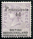 Stamp of Bechuanaland » British Bechuanaland COLLECTIONS: 1885-1966, Mint collection written up