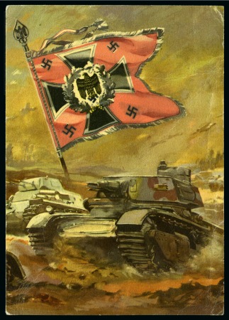 Stamp of Germany » Germany Collections and Large Lots 1936-43 GERMAN EMPIRE: PROPAGANDA CARDS NAZI GERMA