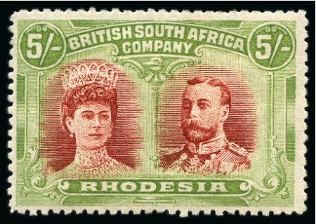 Stamp of Rhodesia COLLECTIONS: 1892-1923, Mint collection written up