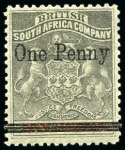 Stamp of Rhodesia COLLECTIONS: 1892-1923, Mint collection written up