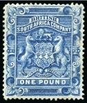 Stamp of Rhodesia COLLECTIONS: 1892-1923, Mint collection written up