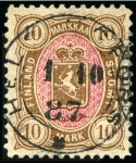 Stamp of Large Lots and Collections 1858-1918, RUSSIA & Eastern Europe: Used collectio