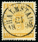 Stamp of Large Lots and Collections 1851-1918, SCANDINAVIA: Used collection from a Par