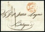 Stamp of Italy » Italy and Areas Collections and Lots 1786-1861, PARMA: Attractive postal history collec