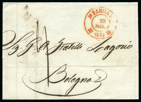Stamp of Italy » Italy and Areas Collections and Lots 1786-1861, PARMA: Attractive postal history collec