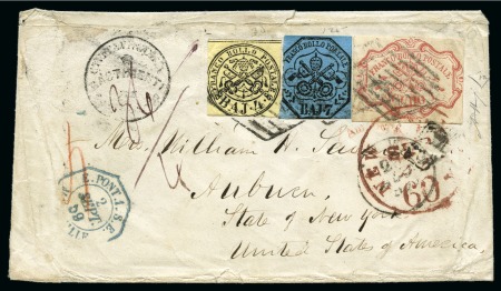 Stamp of Rarities of the World ITALIAN STATES - PAPAL STATES
1852 1 Scudo Rose