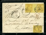 Stamp of France EGYPTE Deux lettres avec Sage : Paire de 15c gris 