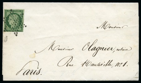 Stamp of France » Collections 1849-79, Groupe de 30 lettres (+ des fragments non