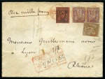 Stamp of France » Collections 1849-79, Groupe de 30 lettres (+ des fragments non