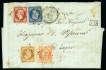 Stamp of France » Collections 1858-79, LEVANT FRANCAIS : Lot de 15 lettres +2 de