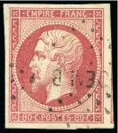 Stamp of France » Collections 1849-73, Petite sélection d'oblitération dont GC d