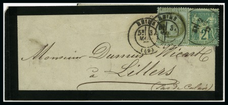 Stamp of France » Collections 1800-1930, Plusieurs centaines de lettres avec cac