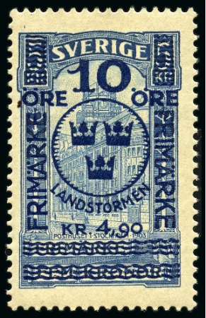 Stamp of Sweden 1855-1990, Attractive collection incl. different p