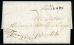 Stamp of France » Collections 1589-1812, Lot de 37 lettres sur l'ARMEE, rassembl