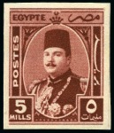Stamp of Egypt » 1936-1952 King Farouk Definitives  1944-51 King Farouk "Military" Issue 1m to 100m pa
