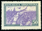 Stamp of Argentina 1930-31, Revolution, complete set of 25 values, pl