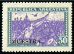 Stamp of Argentina 1930-31, Revolution, complete set of 25 values, pl