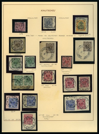 Stamp of Germany » German Colonies » Kiautschou 1898-1901, Forerunners and "Mitlaüfer" specialised