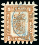 Stamp of Finland 1856-1900, 19th century specialised postmark selec