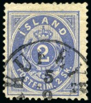 Stamp of Iceland 1873-1985, Attractive used collection showing a gr
