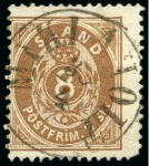 Stamp of Iceland 1873-1947, Specialised cancellation collection in 