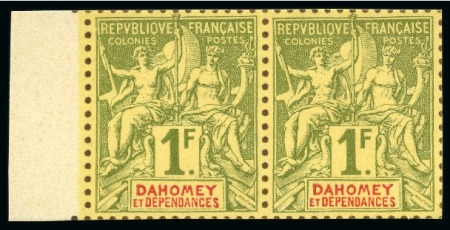 Stamp of Colonies françaises » Dahomey 1901-05, Type Groupe, série complète de 13 valeurs