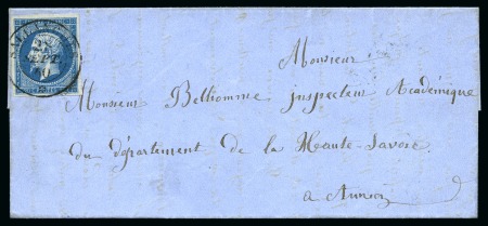 Stamp of Auction catalogues SALLANCHES Superbe càd sarde Sallanches 28.09.1860