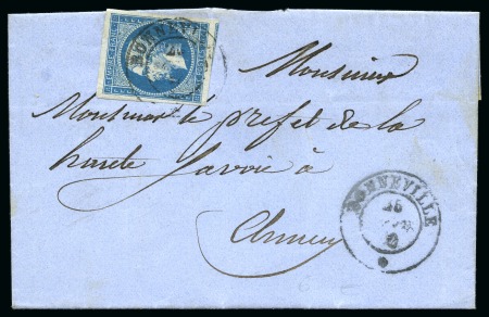 Stamp of Auction catalogues BONNEVILLE càd sarde Bonneville 26.08.1860 sur 20c