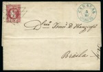 Stamp of Romania 1868-70 Prince Carol Issue: Attractive assembly of