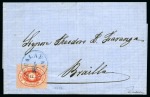 Stamp of Romania » Austrian Levant Post Offices 1851-72, Attractive group of 37 mostly stampless c