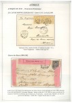 Stamp of France AFRIQUECollection de 33 lettres sur pages d'exposition