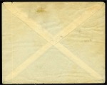 Stamp of Saudi Arabia » Hejaz » 1921-1922 Unframed & Framed Overprints 1922 Framed "Hashemite Kingdom" overprint on postage 1 Pia used as a postage stamp on cover from Yambo