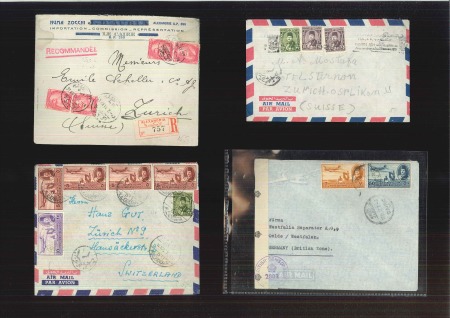 Stamp of Egypt » Collections 1883-1950s, Group of 41 covers, cards and stationery