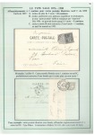 Stamp of Colonies françaises » Algérie 1876-1900, Utilisation des Sage en Algérie, fantastique collection de 200 lettres sur 95 pages d'exposition