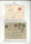 Stamp of France INDE - CEYLANLot de 4 lettres dont 3 pour l'Inde (dont