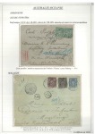 Stamp of France OCEANIEN Collection de 16 lettres sur pages