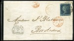 Stamp of Danish West Indies » British Post 1865 (6 July) Printed matter from S.Jago de Cuba to