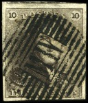 Stamp of Belgium » Belgique. 1849 Epaulettes - Émission COB N 1 et 2, 10 et 20 cent. Epaulettes, 11 timbres