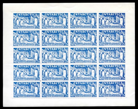 Stamp of Australia 1954, 3 feuilles de vignettes