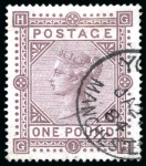 Stamp of Great Britain » Collections 1840-1900, Used collection in a printed Lighthouse album from Penny Blacks to Jubilees incl. High Values