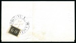 Stamp of Brazil 1850-66 60r Black tied by neat double-circle VILLA DE AREIAS