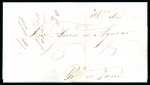 Stamp of Brazil 1850-66 60r Black tied by neat double-circle VILLA DE AREIAS