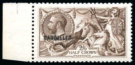 Stamp of Great Britain » King George V » 1913-19 Seahorse Issues 1918-19 Bradbury Wilkinson 2s6d Chocolate Brown Seahorse with "CANCELLED" type 33 overprint