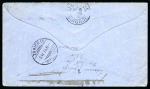 Stamp of Great Britain » 1854-1900 Postal History of the Perforated Line Engraved and Surface Printed Issues 1894 Insufficiently franked cover from Belfast to Libourne/France